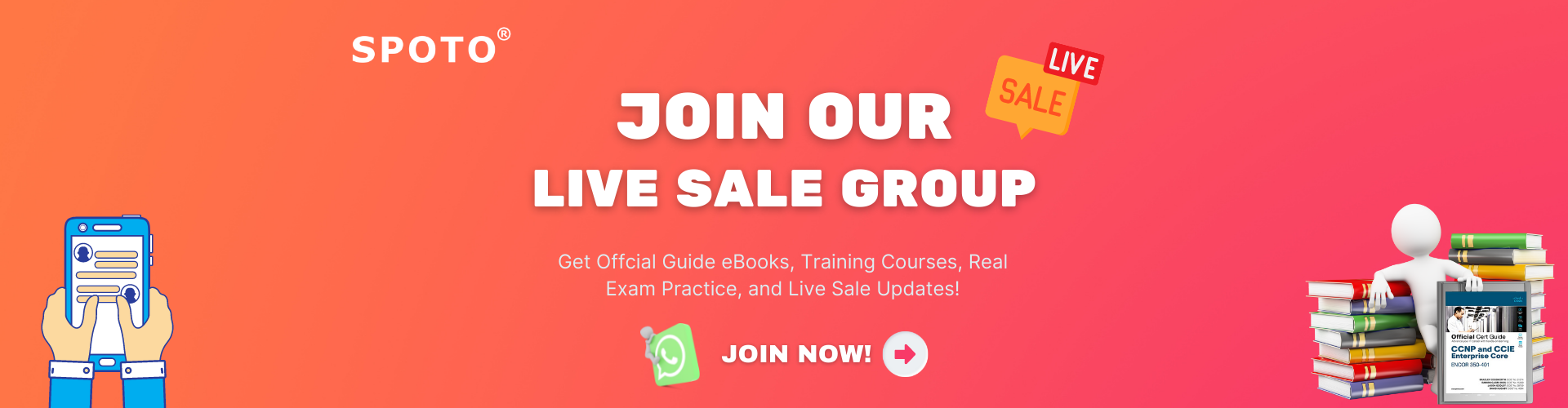 Join our live sale group